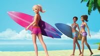 pic for Barbie Surfing 